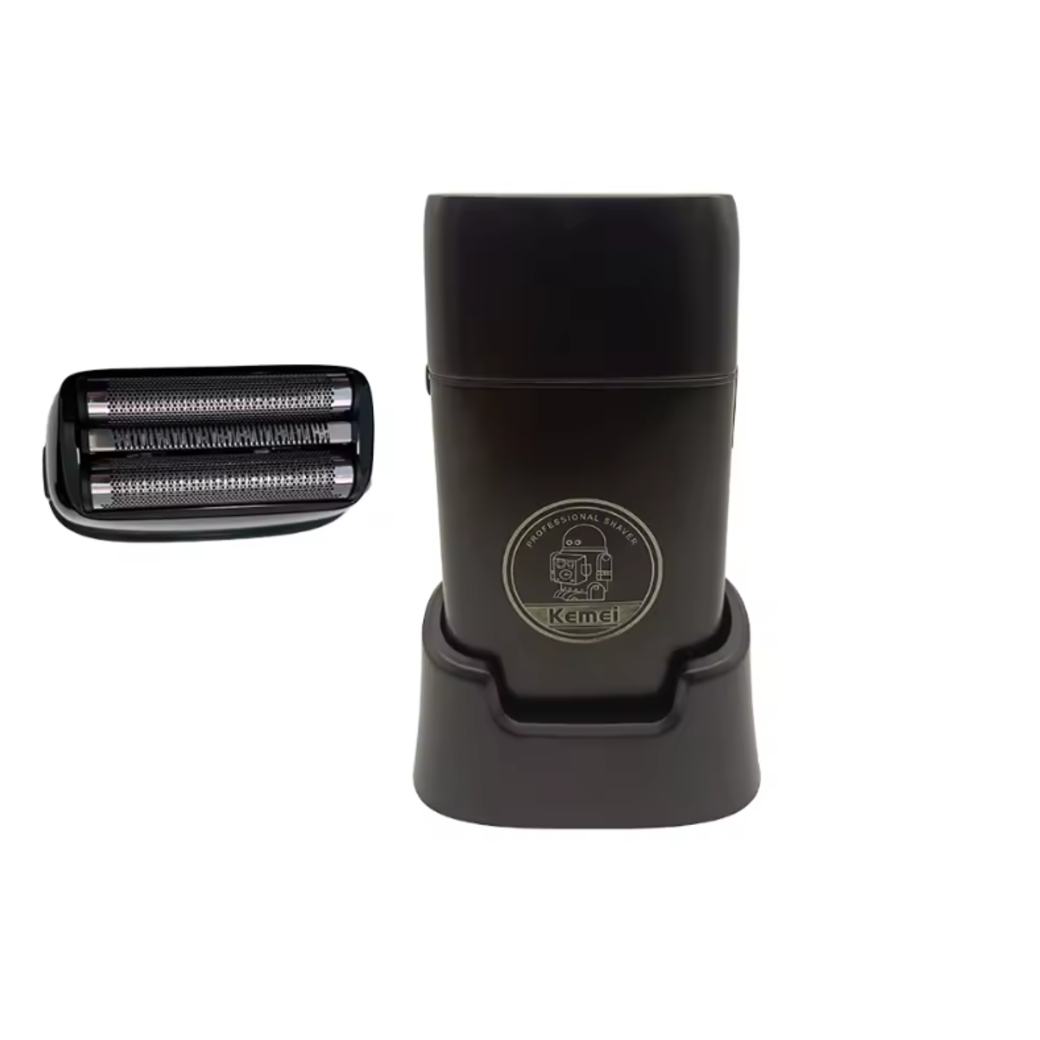 MAQUINA AFEITADORA KEMEI H73 SHAVER INALAMBRICA CON BASE - 5