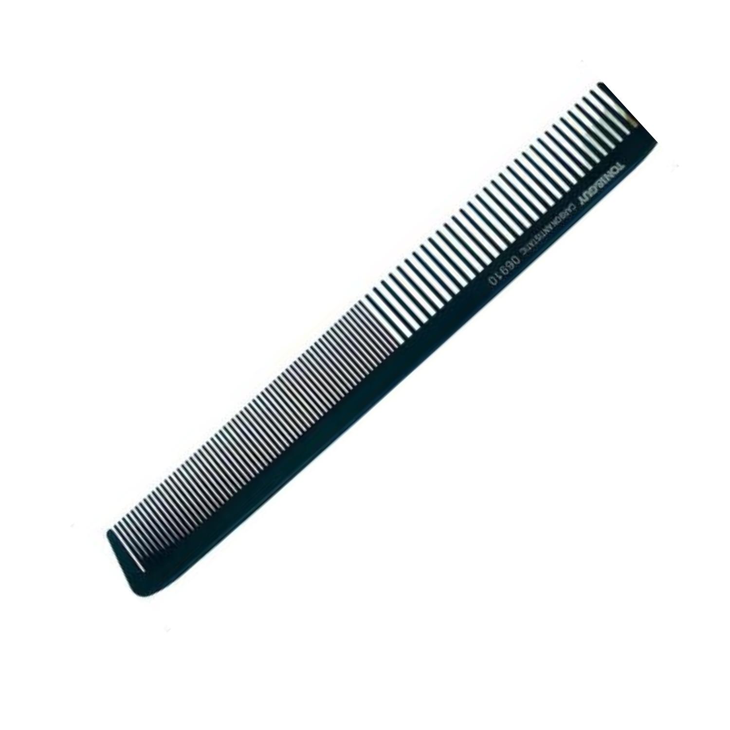 PEINE DE CORTE 6910 TONI & GUY CARBONO ANTI ESTÁTICO BARBERIA - 1
