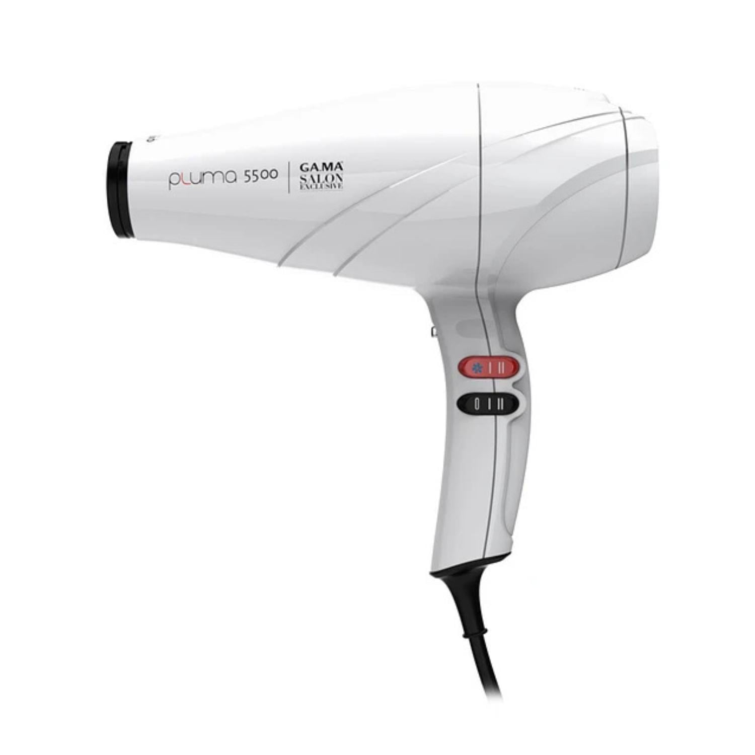 SECADOR DE PELO GAMA PLUMA 5500 ION SYSTEM OXY ACTIVE BLANCO - 1