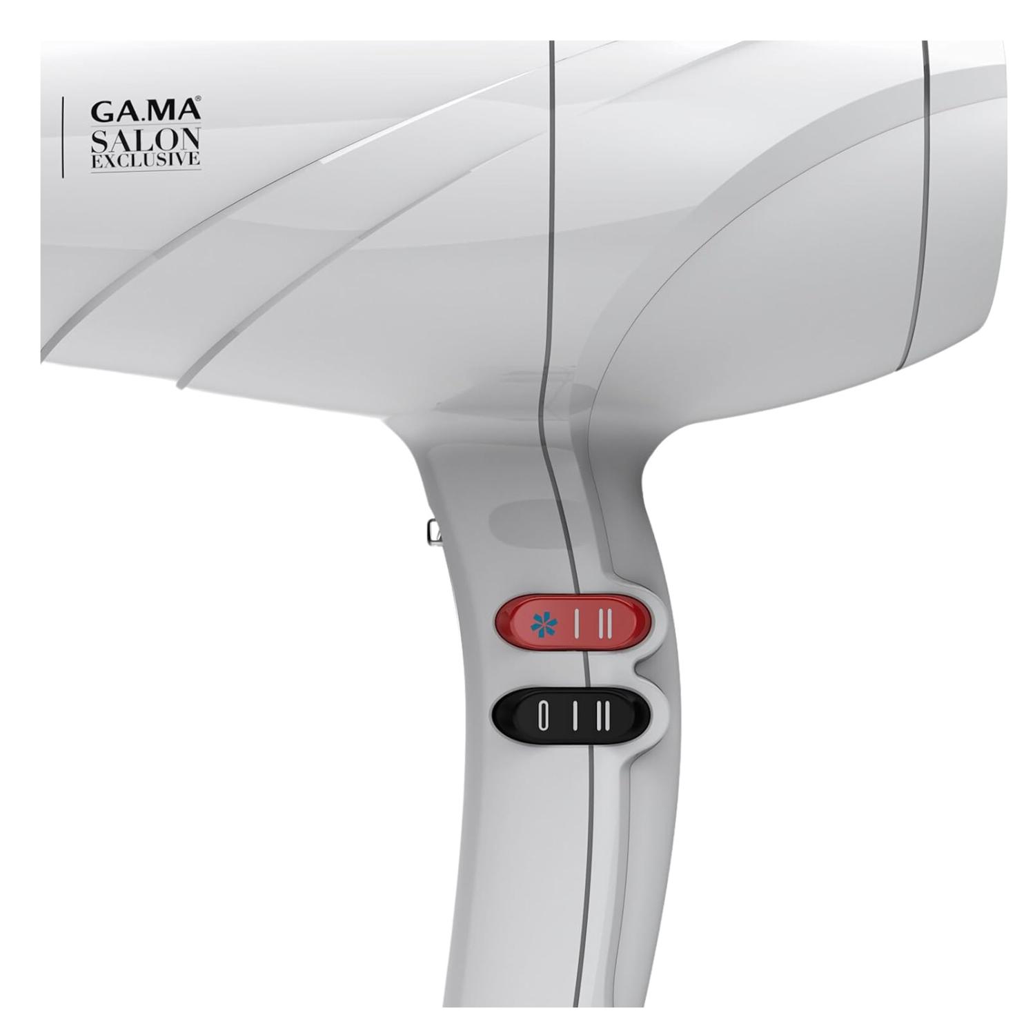 SECADOR DE PELO GAMA PLUMA 5500 ION SYSTEM OXY ACTIVE BLANCO - 3