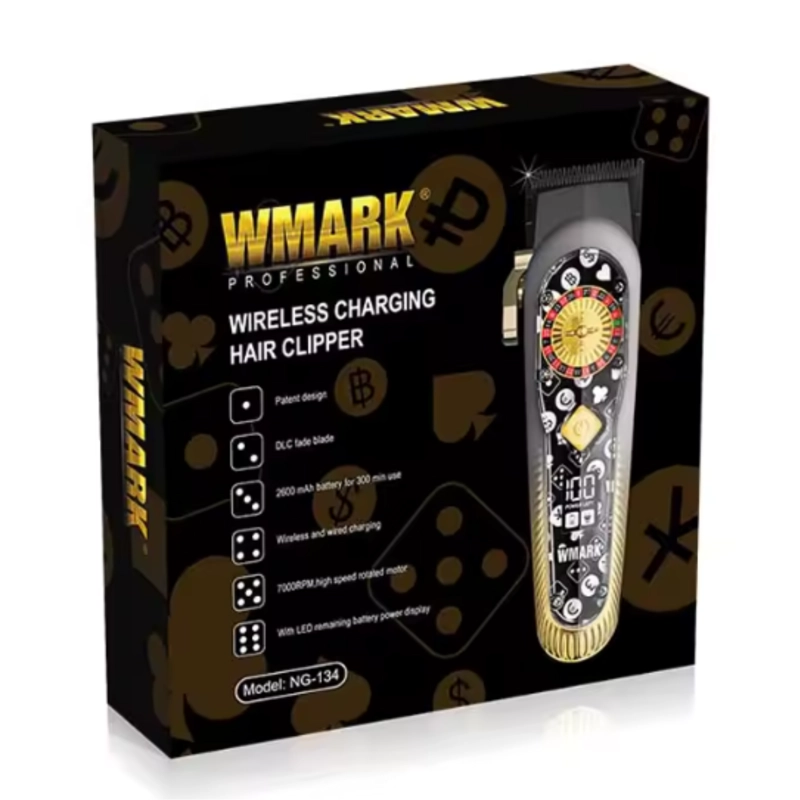 MAQUINA DE CORTE DE PELO CON CARGA INALAMBRICA WMARK NG-134 - 7