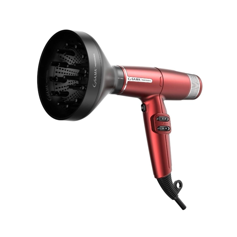 SECADOR DE PELO GAMA IQ LITE ULTRA LIVIANO PROFESIONAL ROJO - 4