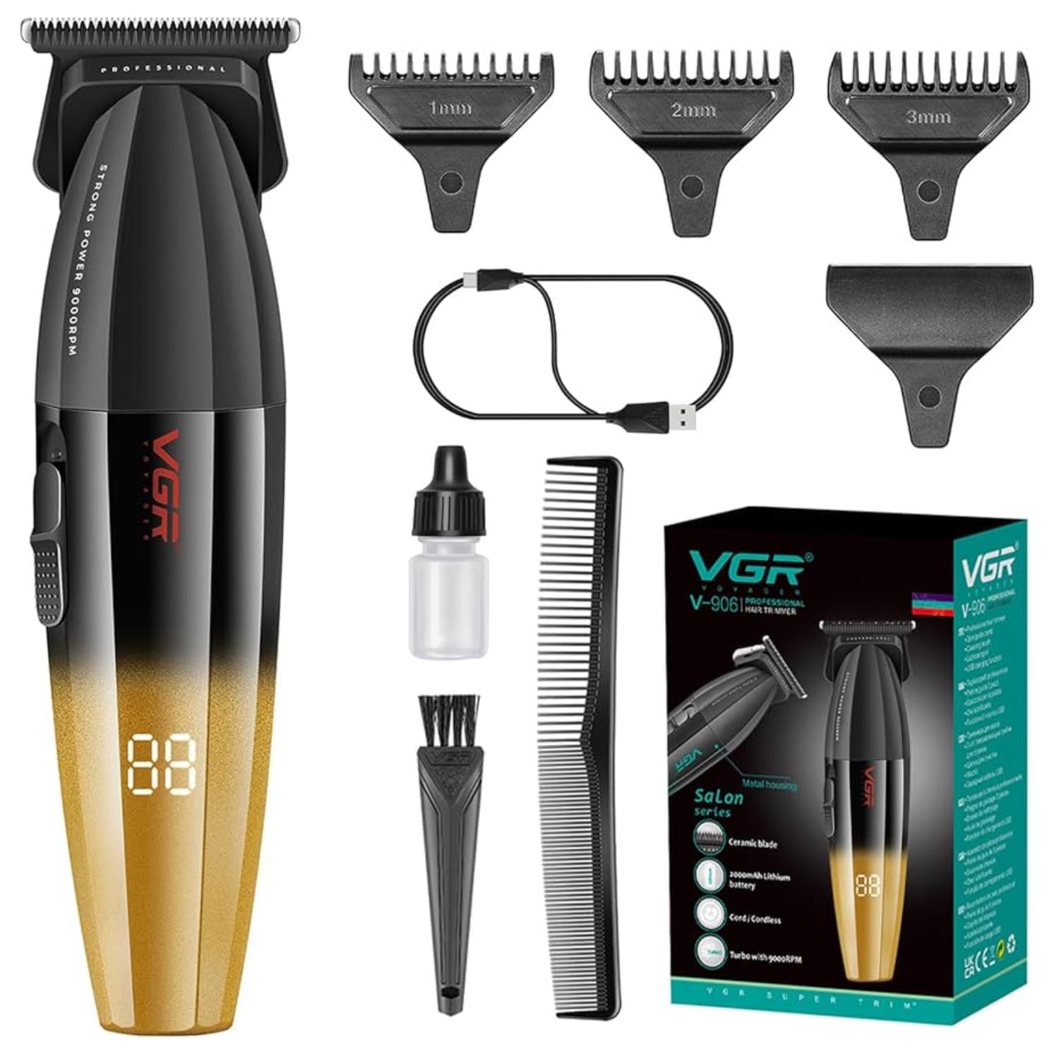 MÁQUINA PATILLERA PROFESIONAL VGR V-906 MAGNETICO 9000 RPM - 2