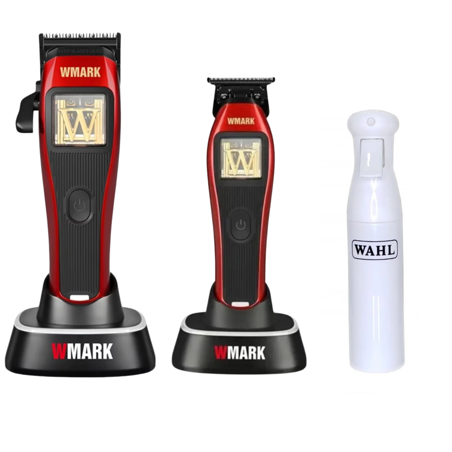 WMARK BARBER COMBO PROFESIONAL NGX1 CLIPPER Y TRIMMER NGXT 10000 RPM - 1