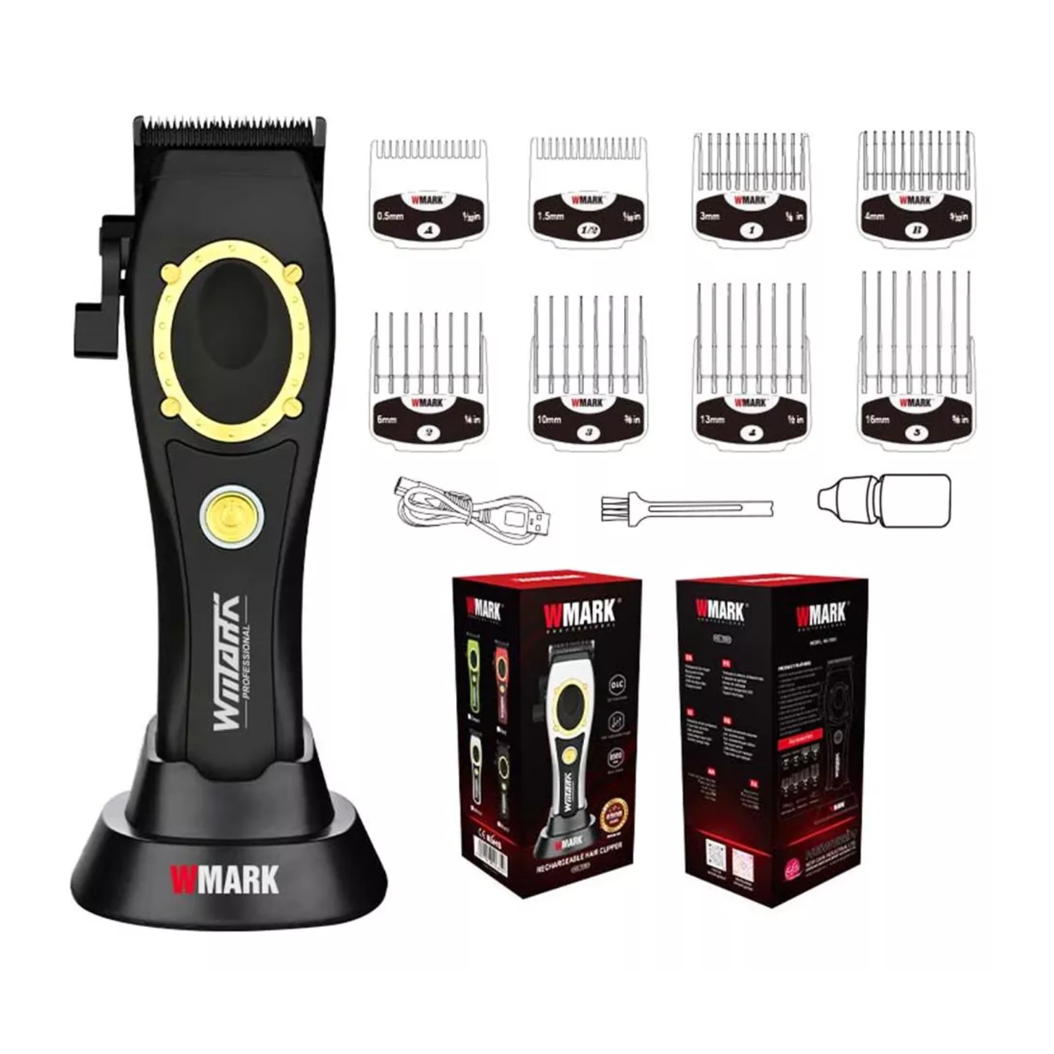 MAQUINA CORTADORA DE PELO PROFESIONAL WMARK NG-7030 8500RPM - 3