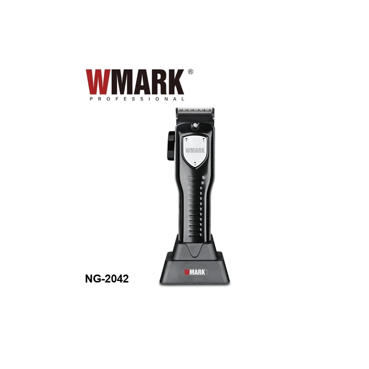 CORTADORA PROFESIONAL NEGRA WMARK NG 2042 CON BASE 7.000RPM - 4