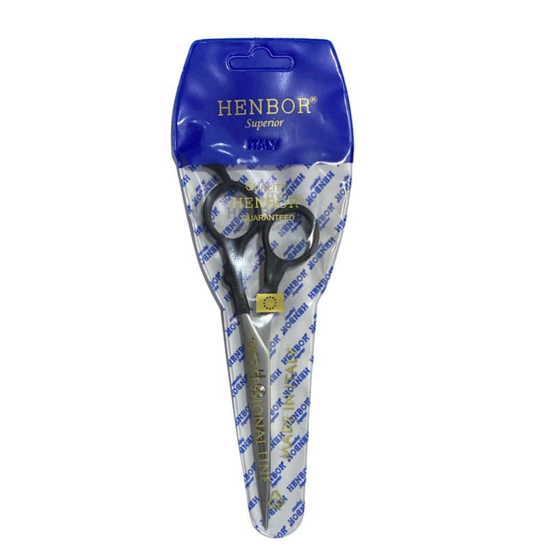 TIJERA HENBOR ITALIANA EASY ERGO LINE 755 6'' MICRODENTADA - 5