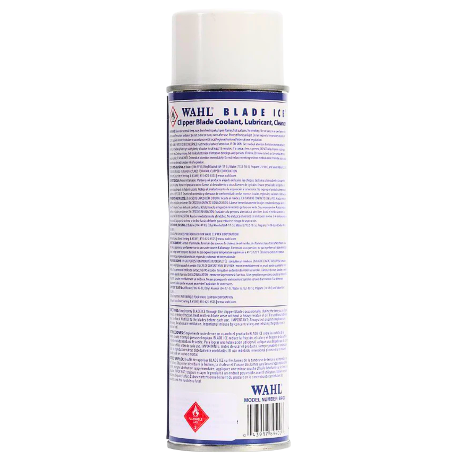 WAHL PACK LIMPIEZA MAQUINA SPRAY ENFRIADOR + ACEITE + CEPILLO FADE - 2