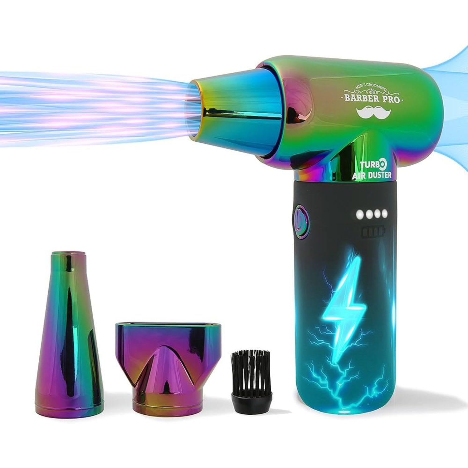 SOPLADOR ELE CTRICO INALAMBRICO 120000RPM CON BOQUILLAS TORNASOL - 5