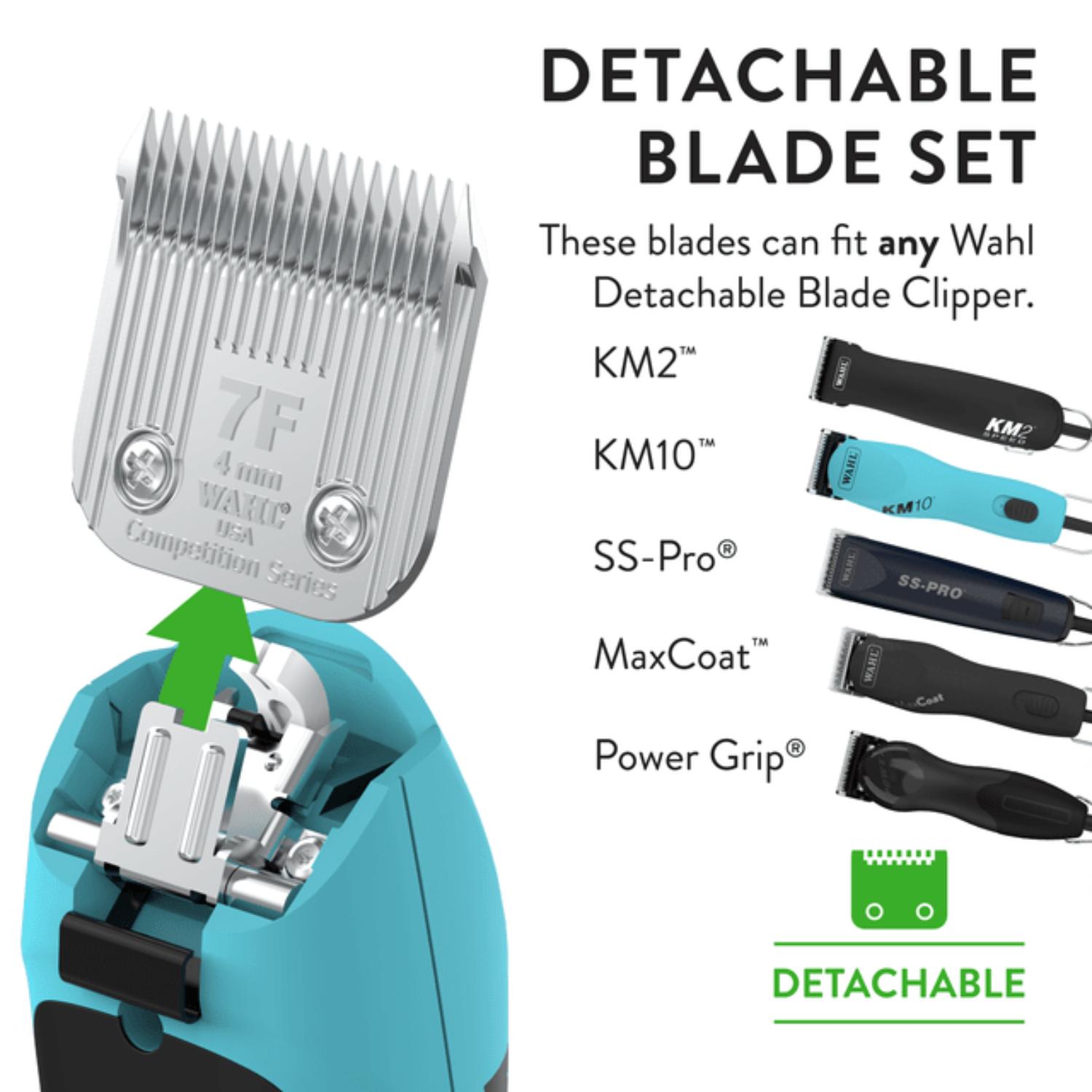 REPUESTO CUCHILLA PARA WAHL PROFESSIONAL MASCOTAS 7F 4MM - 3