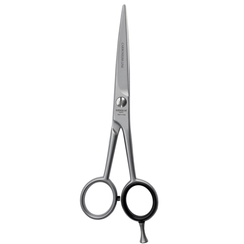 TIJERA HENBOR ITALIANA MICRODENTADA 795 CARBONIUM LINE 5'' - 2