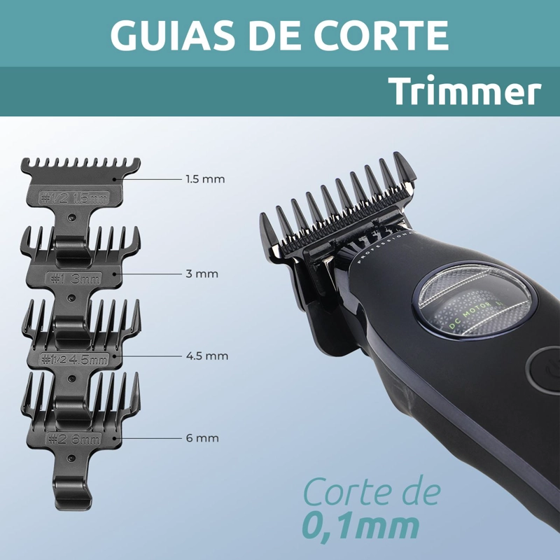 MAQUINA PATILLERA TRIMMER VGR880T ROTATECH BLDC 7200RPM NEGRO - 4