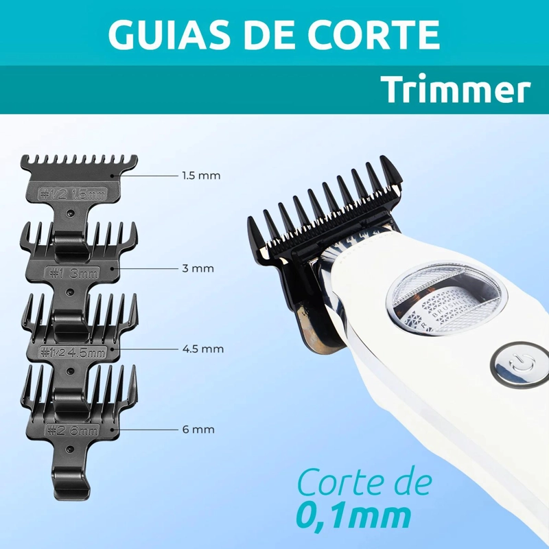 MAQUINA PATILLERA TRIMMER VGR880T ROTATECH 7200RPM BLANCO - 4