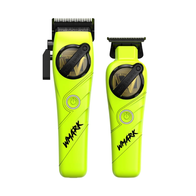 KIT CORTADORA DE PELO + TRIMMER DETAILER WMARK NG-8613 VERDE - 1