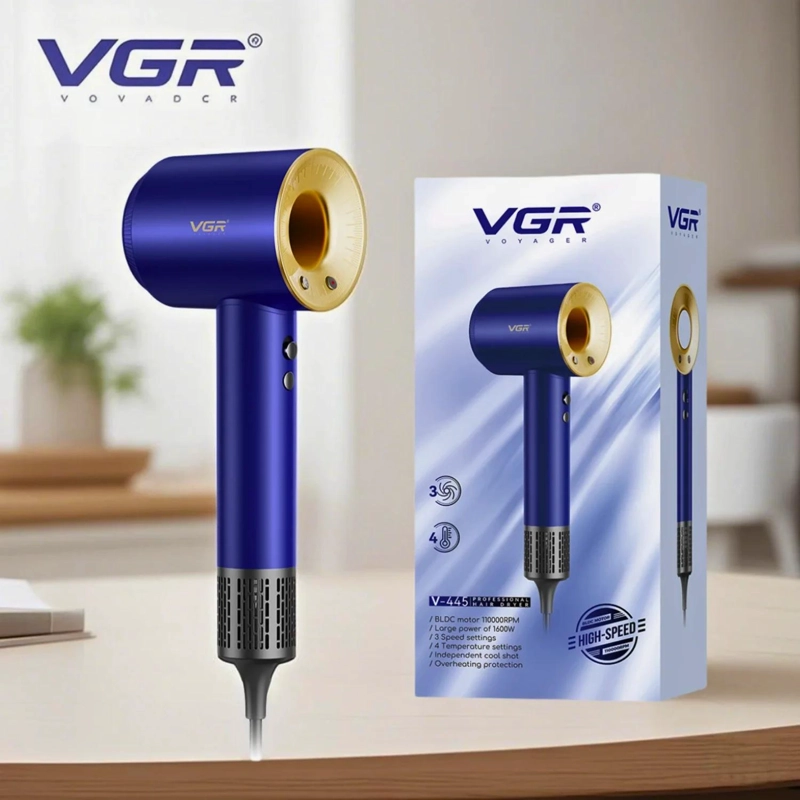 SECADOR DE PELO VGR PROFESIONAL V-445 110000RPM AZUL - 3