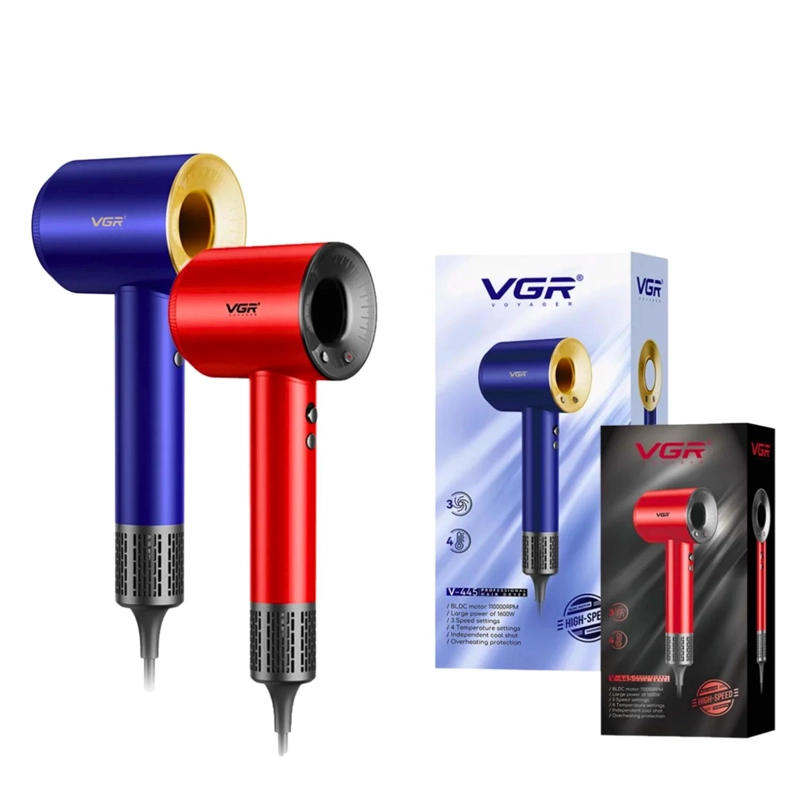 SECADOR DE PELO VGR PROFESIONAL V-445 110000RPM AZUL - 4