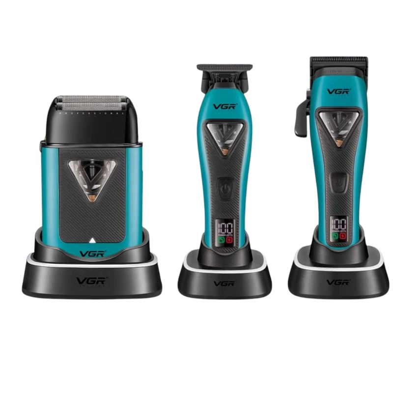 MAQUINA DE CORTAR PELO VGR V-035 S3 MOTOR VECTOR + CARCASA MALETIN - 5