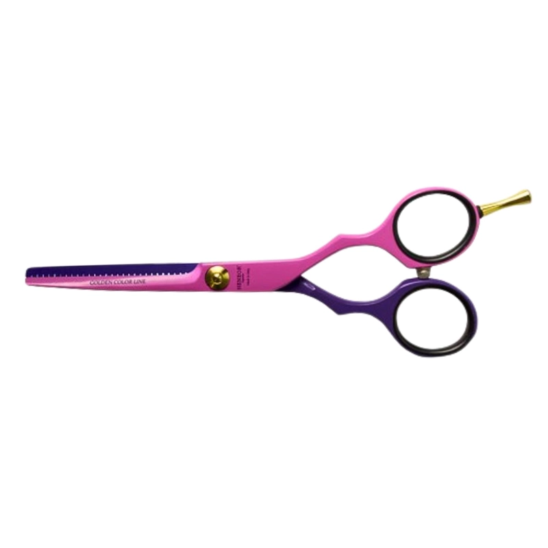 TIJERA HENBOR ITALIANA 783P ESCULPIDORA 6 ROSADO & PURPURA - 1