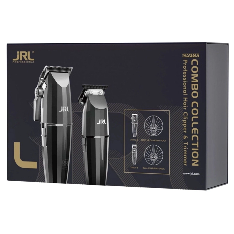 BARBER COMBO JRL ONYX CORTADORA Y PATILERA  GHOST  1  NEGRO - 7