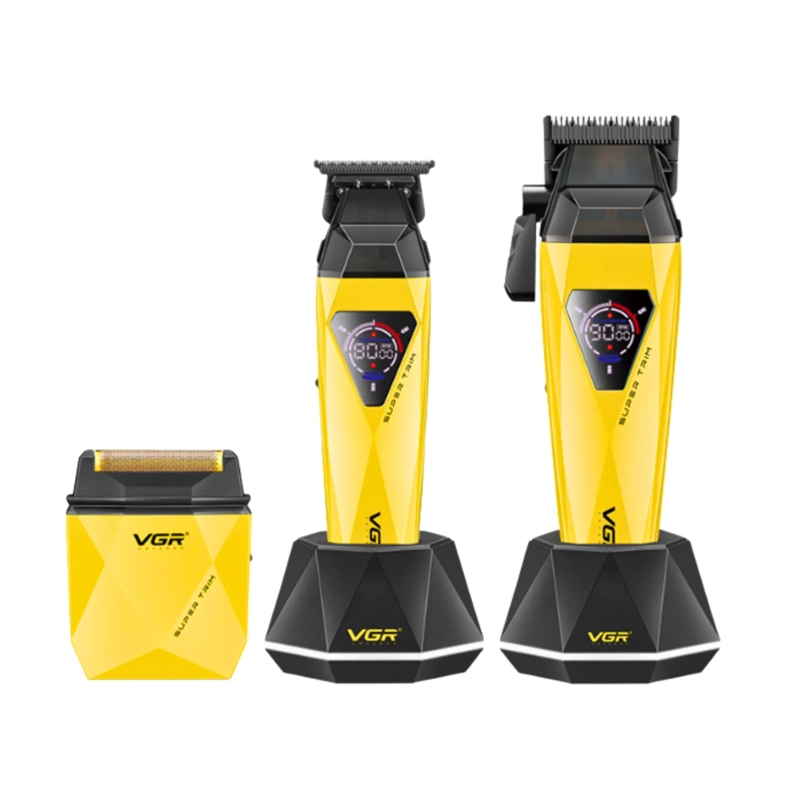 BARBER COMBO VGR PROF V877S3 DIAMANTE 9000 RPM DORADO - 1