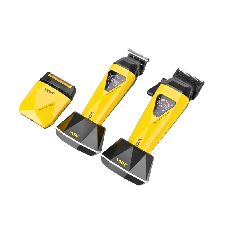 BARBER COMBO VGR PROF V877S3 DIAMANTE 9000 RPM DORADO - 3