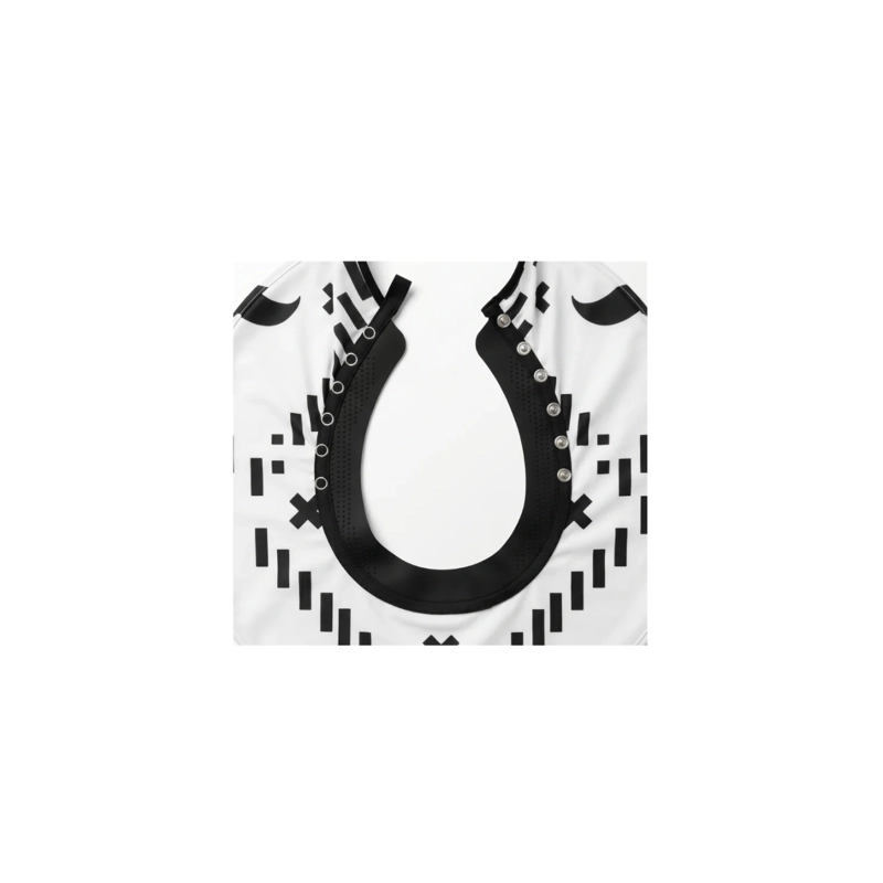 CAPA CUELLO DE GOMA BARBERSHOP COLOR BLANCO - 4