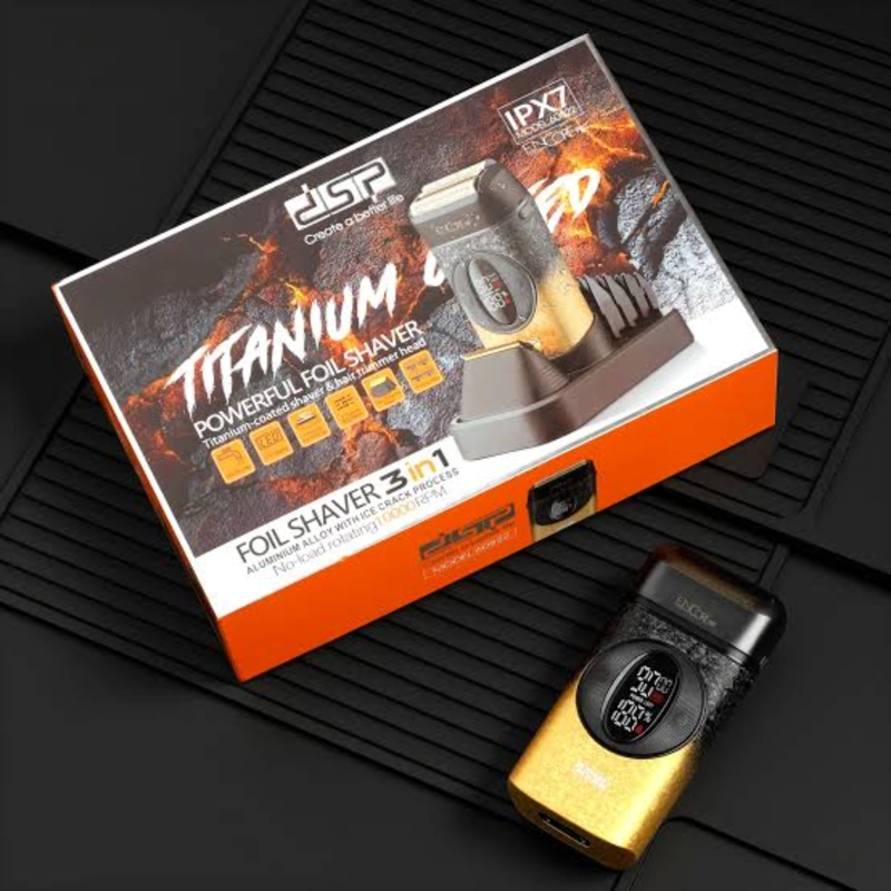 AFEITADORA Y TRIMMER 3 EN 1 DSP PROF. SECO Y HUMEDO 10.000 RPM - 5
