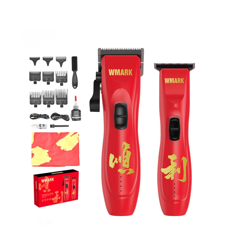 KIT BARBERIA WMARK NG-7604 CORTAPELO Y TRIMMER 8000 RPM - 2
