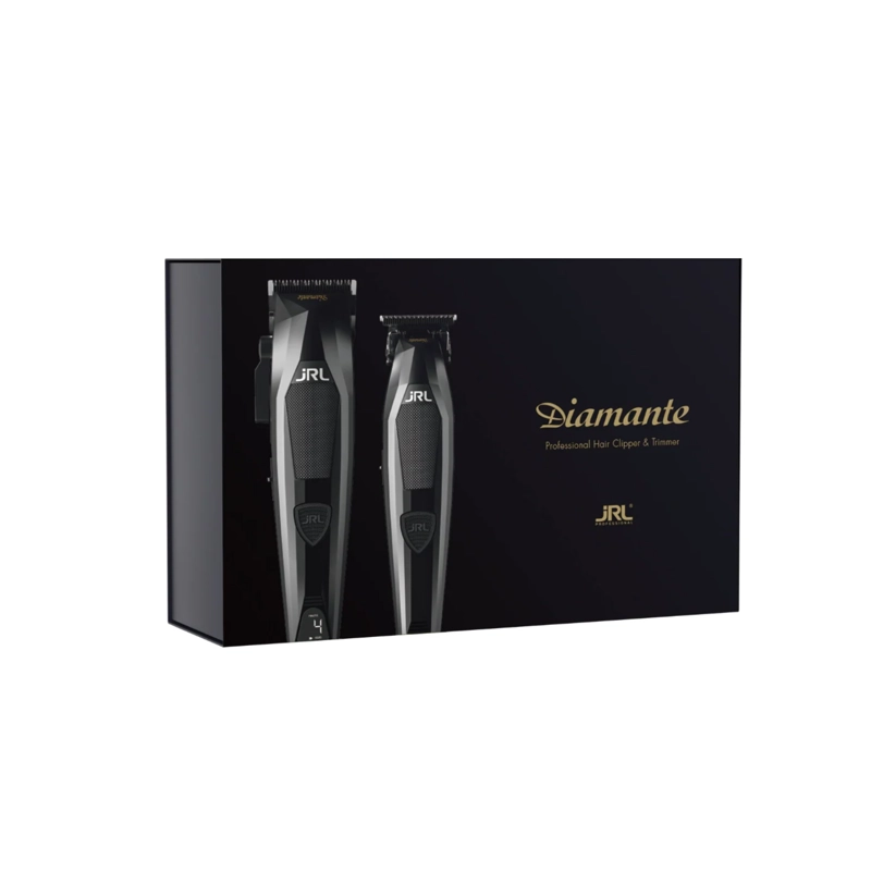 SET JRL DIAMANTE CLIPPER + TRIMMER NEGRO 8200 RPM - 2