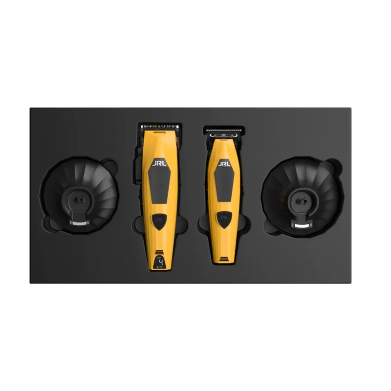 SET JRL DIAMANTE CLIPPER + TRIMMER AMARILLO 8200 RPM - 3