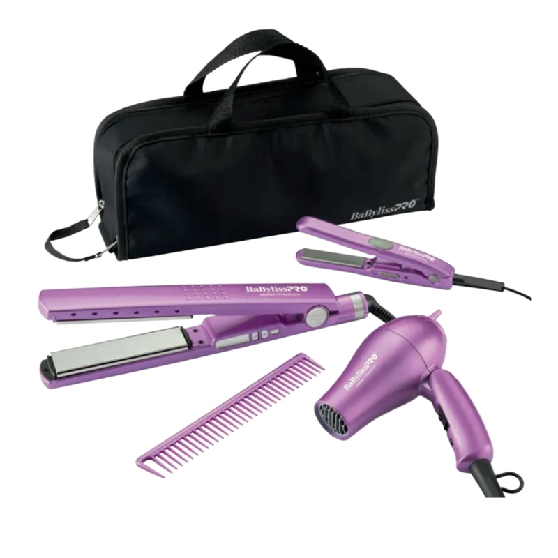 BABYLISSPRO MINI CROCUS 3 EN 1 PLANCHA, MINI RIZADOR Y SECADOR - 1