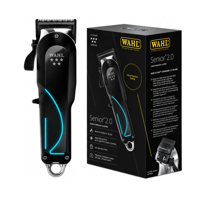 MAQUINA CORTADORA DE PELO WAHL SENIOR 2.0 INALAMBRICA NEGRA - 3
