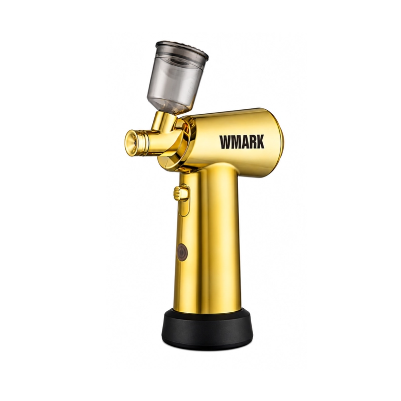 AEROGRAFO PROFESIONAL WMARK NG-AB001 INALAMBRICO DORADO - 1