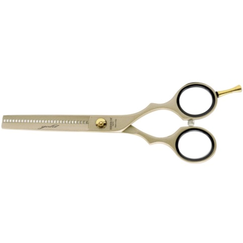 SET TIJERAS HENBOR CORTE Y PULIR BLANCO CON PORTA NAVAJA NEGRO - 3