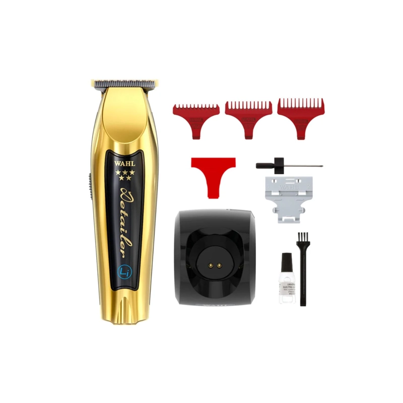 BARBER COMBO WAHL GOLD MAGIC CLIP + DETAILER LI GOLD INALAMBRICO - 3