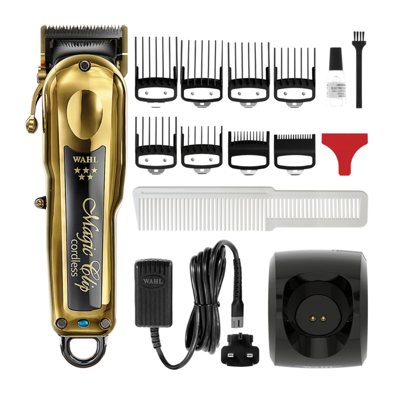 BARBER COMBO WAHL GOLD MAGIC CLIP + DETAILER LI GOLD INALAMBRICO - 4
