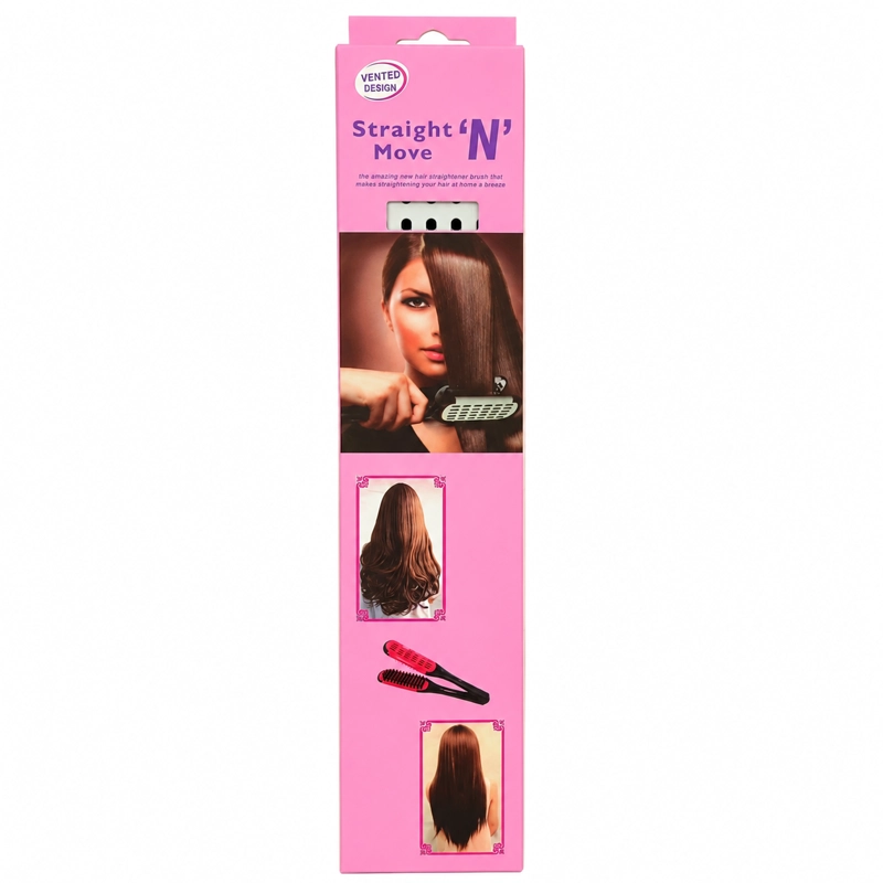 CEPILLO ALISADOR TE RMICO CERAMICO PLEGABLE STRAIGHT N MOVE BLANCO - 2