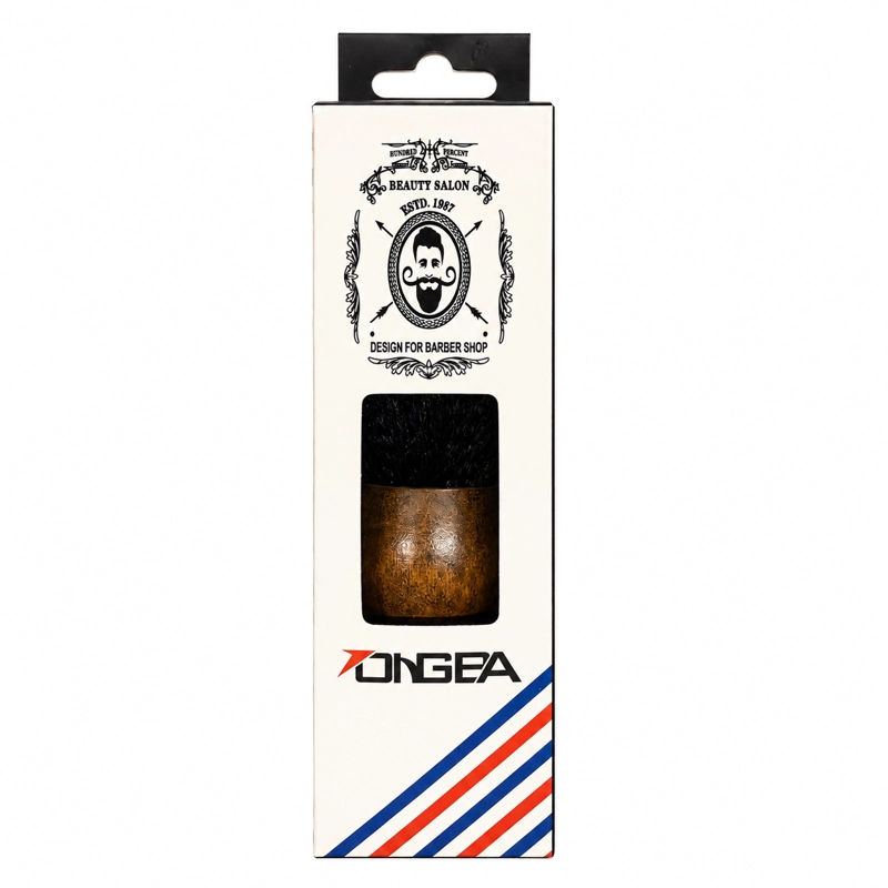 BROCHA SACA PELOS PREMIUM NEGRA CERDAS NATURALES MADERA - 3