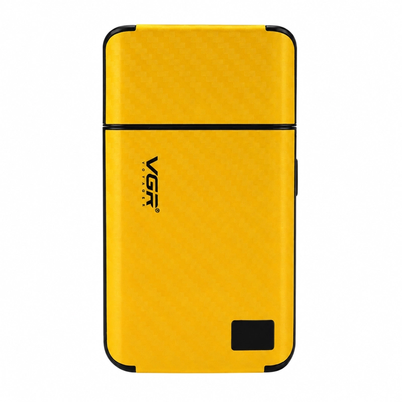 VGR AFEITADORA PROFESIONAL V-369 FOIL SHAVER AMARILLA - 3
