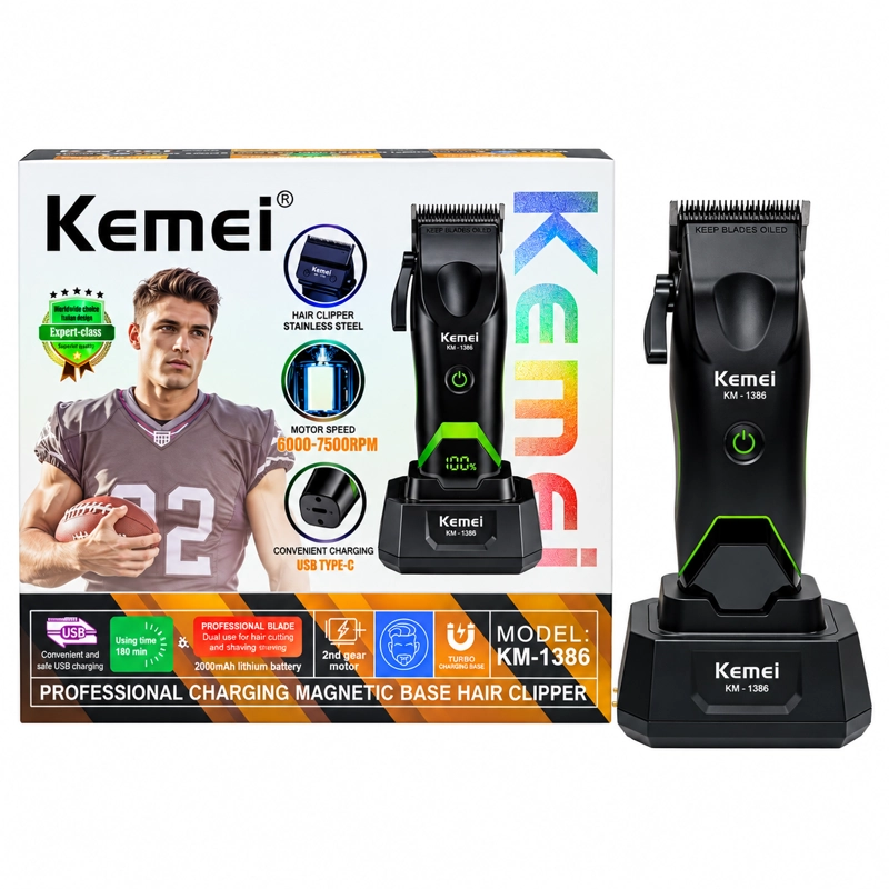 MAQUINA DE CORTE KEMEI KM-1386 7500RPM PROFESIONAL - 1