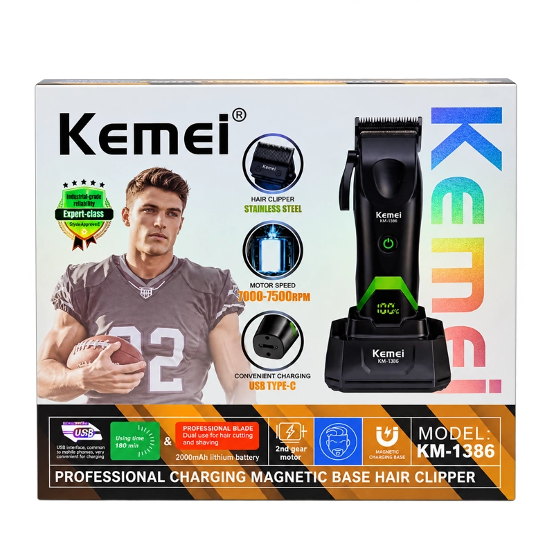 MAQUINA DE CORTE KEMEI KM-1386 7500RPM PROFESIONAL - 3