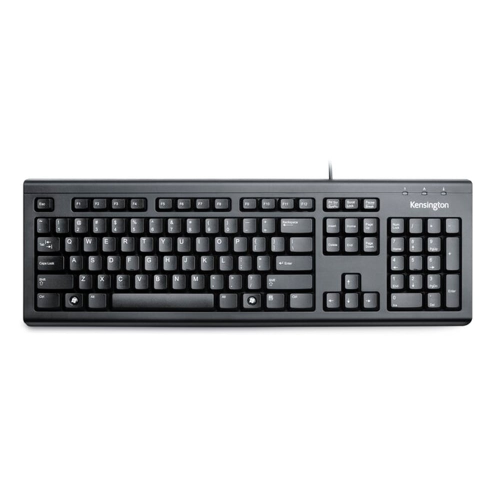 TECLADO KENSINGTON ANTIDERRAME FOR LIFE USB NEGRO - 1