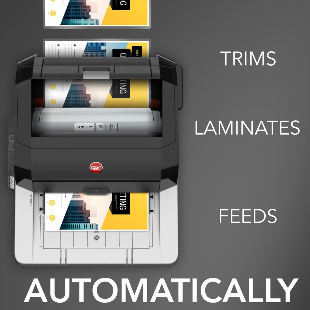 LAMINADORA PLASTIFICADORA AUTOMÁTICA FOTÓN 30 GBC - 2