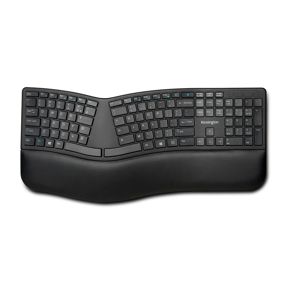 TECLADO PRO FIT ERGONOMICO INALAMBRICO KENSINGTON - 1