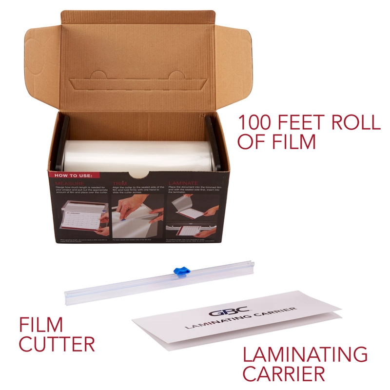 ROLLO PARA TERMOLAMINAR 75 MIC CARTA LARGO 30,4 MTS. - GBC - 2