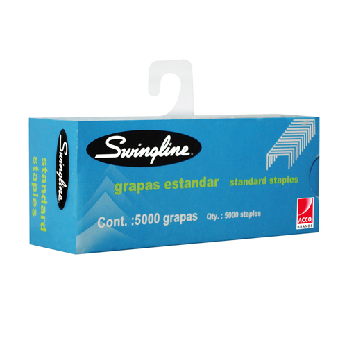CORCHETES/ GRAPAS 26/6 CONTIENE 5000 UNIDADES - SWINGLINE - 1