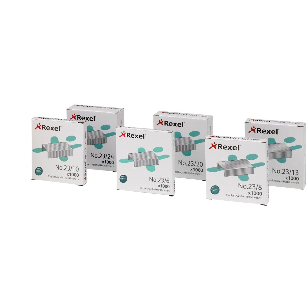 CORCHETES/ GRAPAS 23/17, CONTIENE 1000 UNIDADES - REXEL - 1