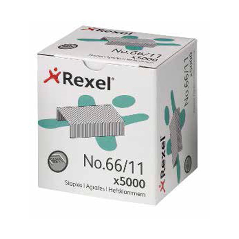 CORCHETES/ GRAPAS 66/11, CONTIENE 5000 UNIDADES - REXEL - 1