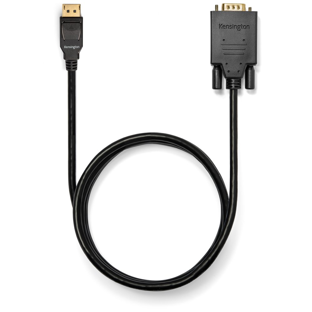 CABLE DISPLAYPORT A VGA PERMITE 1080P 1.8 MTS. - KENSINGTON - 3