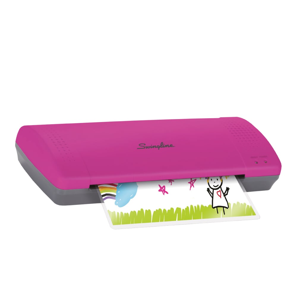 PLASTIFICADORA SWINGLINE DE PAPEL A4 INSPIRE PLUS ROSA - 1